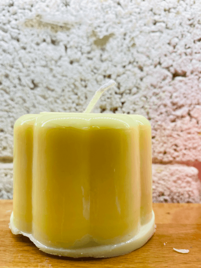 Yellow Blancmange Candle