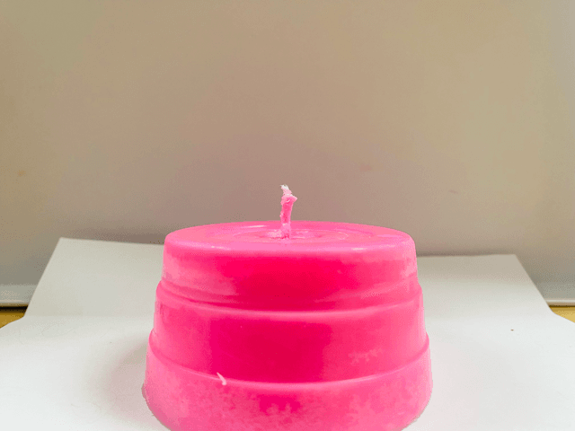 Pink Circle Delight Candle 