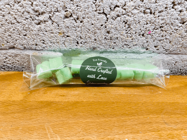 Peppermint heart shaped wax melts